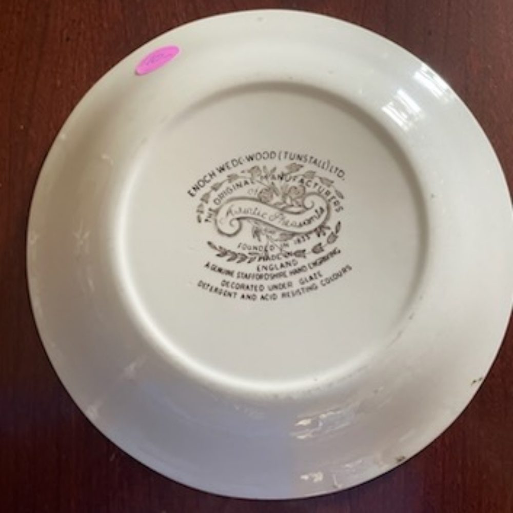 Enoch Wedgewood Floral Patterned Platel - Picture 3 of 5